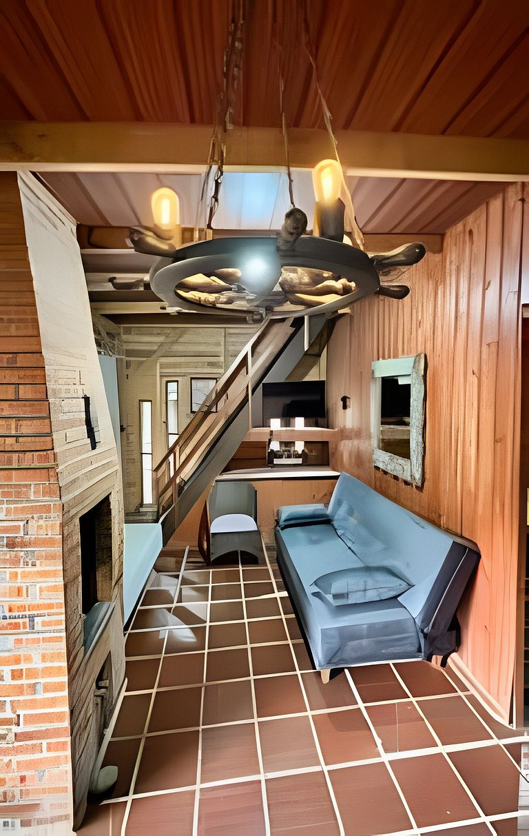 Cabana Família | Área de festa | Vista Barragem