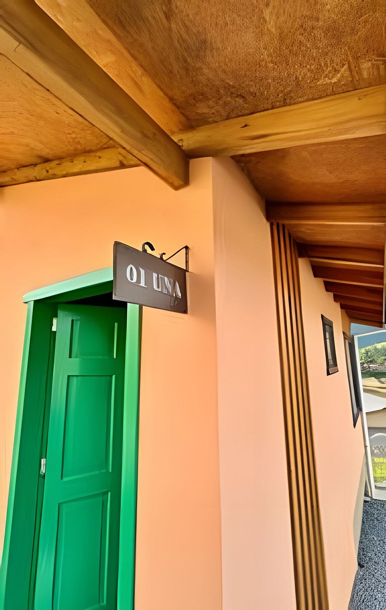 Chalé Una | Para casais | Hidro com vista barragem